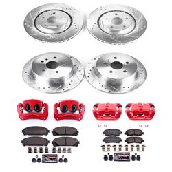 PowerStop Z23 Evolution Sport Brake Upgrade Kits with Calipers for 2008-2013 HIGHLANDER - KC4129