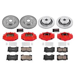 PowerStop Z23 Evolution Sport Brake Upgrade Kits with Calipers for 2009-2019 370Z, 2008-2013 G37, 2014-2015 Q60 - KC4138A