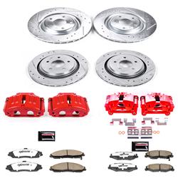 PowerStop Z26 Street Warrior Brake Upgrade Kits with Calipers for 2005-2013 CORVETTE - KC4400-26