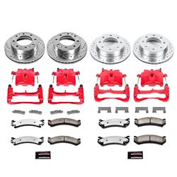 PowerStop Z36 Truck and Tow Brake Upgrade Kits with Calipers for 2004 SIERRA 2500 HD, SILVERADO 2500 HD - KC4423-36