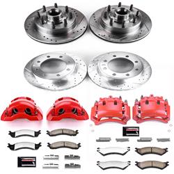 PowerStop Z36 Truck and Tow Brake Upgrade Kits with Calipers for 1999-2002 E-350 ECONOLINE CLUB WAGON, 2001-2002 E-350 SUPER DUTY - KC4434A-36