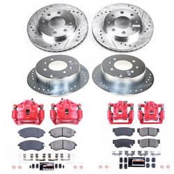 PowerStop Z23 Evolution Sport Brake Upgrade Kits with Calipers for 1999-2001 SONATA - KC4444
