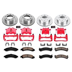 PowerStop Z23 Evolution Sport Brake Upgrade Kits with Calipers for 2005 SIERRA 1500 HD, SILVERADO 1500 HD - KC4454