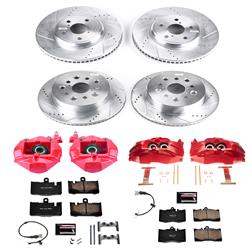 PowerStop Z23 Evolution Sport Brake Upgrade Kits with Calipers for 2001-2006 LS430 - KC4462