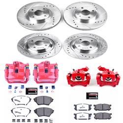 PowerStop Z26 Street Warrior Brake Upgrade Kits with Calipers for 2001-2005 MIATA - KC4468-26