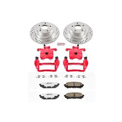 PowerStop Z26 Street Warrior Brake Upgrade Kits with Calipers for 2005-2006 9-2X, 2004-2008 FORESTER, 2003-2007 IMPREZA - KC447-26