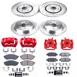PowerStop Z23 Evolution Sport Brake Upgrade Kits with Calipers for 2005-2008 FX35, FX45 - KC4477