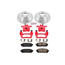 PowerStop Z23 Evolution Sport Brake Upgrade Kits with Calipers for 2005-2006 9-2X, 2004-2008 FORESTER, 2003-2007 IMPREZA - KC447