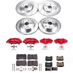 PowerStop Z23 Evolution Sport Brake Upgrade Kits with Calipers for 2008-2014 IMPREZA, 2015-2017 WRX STI - KC4490