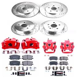 PowerStop Z23 Evolution Sport Brake Upgrade Kits with Calipers for 2004-2006 RX330, 2007-2009 RX350 - KC4530