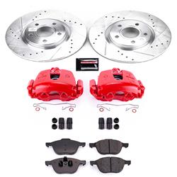 PowerStop Z23 Evolution Sport Brake Upgrade Kits with Calipers for 2008-2013 C30 - KC4575A