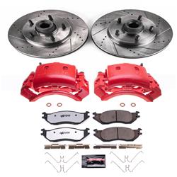 PowerStop Z36 Truck and Tow Brake Upgrade Kits with Calipers for 2004-2006 E-150, 2004-2005 E-150 CLUB WAGON - KC4578-36