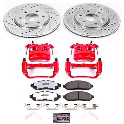 PowerStop Z36 Truck and Tow Brake Upgrade Kits with Calipers for 2009-2012 EQUATOR, 2005-2015 FRONTIER - KC4611-36