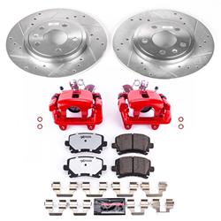 PowerStop Z26 Street Warrior Brake Upgrade Kits with Calipers for 2005-2009 A4, A4 QUATTRO - KC4624-26