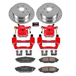 PowerStop Z23 Evolution Sport Brake Upgrade Kits with Calipers for 2009-2013 FORESTER, 2008-2014 IMPREZA - KC4631