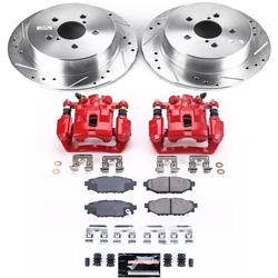 PowerStop Z23 Evolution Sport Brake Upgrade Kits with Calipers for 2005 LEGACY, OUTBACK - KC4632