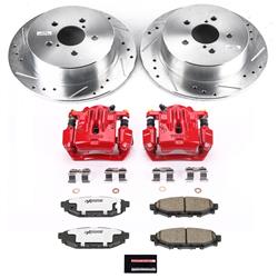 PowerStop Z26 Street Warrior Brake Upgrade Kits with Calipers for 2006-2009 LEGACY, OUTBACK - KC4632A-26