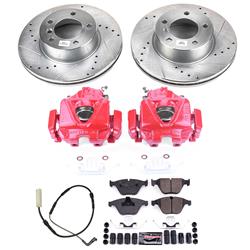 PowerStop Z23 Evolution Sport Brake Upgrade Kits with Calipers for 2008-2010 328I, 2009 328I XDRIVE, 2008 328XI - KC4677
