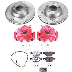 PowerStop Z26 Street Warrior Brake Upgrade Kits with Calipers for 2009-2010 328I XDRIVE, 2008 328XI - KC4678-26