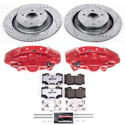 PowerStop Z26 Street Warrior Brake Upgrade Kits with Calipers for 2009-2019 370Z, 2008-2013 G37, 2014-2015 Q60 - KC4732-26