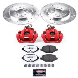 PowerStop Z36 Truck and Tow Brake Upgrade Kits with Calipers for 2011-2019 EXPLORER, 2010-2019 FLEX, 2013-2019 TAURUS - KC4744-36