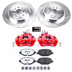 PowerStop Z36 Truck and Tow Brake Upgrade Kits with Calipers for 2011-2012 EDGE, MKX - KC4744C-36