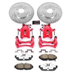PowerStop Z26 Street Warrior Brake Upgrade Kits with Calipers for 2011-2014 MUSTANG - KC4749-26