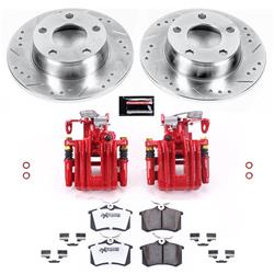 PowerStop Z26 Street Warrior Brake Upgrade Kits with Calipers for 1999-2004 A6 QUATTRO - KC4845-26