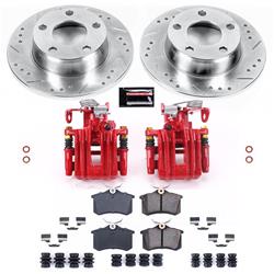 PowerStop Z23 Evolution Sport Brake Upgrade Kits with Calipers for 1999-2004 A6 QUATTRO - KC4845