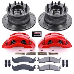 PowerStop Z23 Evolution Sport Brake Upgrade Kits with Calipers for 1999-2002 E-350 ECONOLINE CLUB WAGON, 2001-2002 E-350 SUPER DUTY, 2005-2007 E-450 SUPER DUTY - KC5084A
