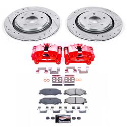 PowerStop Z23 Evolution Sport Brake Upgrade Kits with Calipers for 2005-2009 CORVETTE, 2006-2009 XLR - KC5159