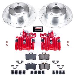 PowerStop Z23 Evolution Sport Brake Upgrade Kits with Calipers for 1998-2004 A6, 1998-2005 PASSAT - KC515