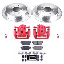PowerStop Z23 Evolution Sport Brake Upgrade Kits with Calipers for 2005-2010 SPORTAGE, 2005-2009 TUCSON - KC5213