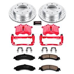 PowerStop Z23 Evolution Sport Brake Upgrade Kits with Calipers for 2005 SIERRA 1500 HD, SILVERADO 1500 HD - KC5225