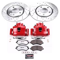 PowerStop Z36 Truck and Tow Brake Upgrade Kits with Calipers for 2003 VOYAGER - KC5244B-36