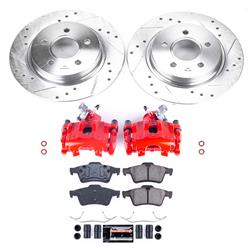 PowerStop Z23 Evolution Sport Brake Upgrade Kits with Calipers for 2004-2005 S40, 2005 V50 - KC5309A