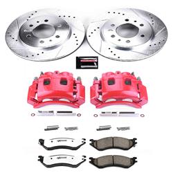 PowerStop Z36 Truck and Tow Brake Upgrade Kits with Calipers for 2009 F-150 - KC5336-36