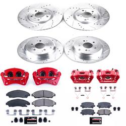 PowerStop Z23 Evolution Sport Brake Upgrade Kits with Calipers for 2009-2011 PILOT - KC5369A