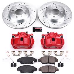 PowerStop Z23 Evolution Sport Brake Upgrade Kits with Calipers for 2009-2014 FIT - KC5382