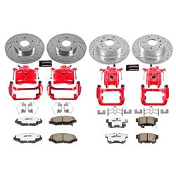 PowerStop Z26 Street Warrior Brake Upgrade Kits with Calipers for 2003-2011 ELEMENT - KC5389-26