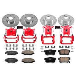 PowerStop Z23 Evolution Sport Brake Upgrade Kits with Calipers for 2003-2011 ELEMENT - KC5389