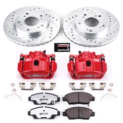 PowerStop Z26 Street Warrior Brake Upgrade Kits with Calipers for 2011-2015 CR-Z - KC5400-26