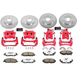PowerStop Z26 Street Warrior Brake Upgrade Kits with Calipers for 2011-2014 MUSTANG - KC5450-26