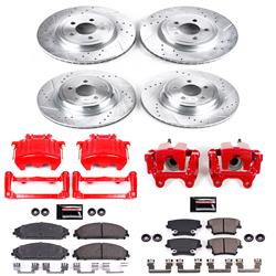 PowerStop Z23 Evolution Sport Brake Upgrade Kits with Calipers for 2006-2011 CHARGER, 2006-2008 MAGNUM - KC5457