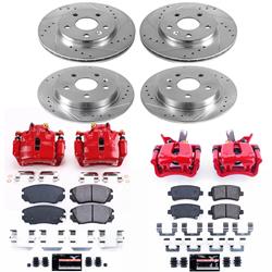 PowerStop Z23 Evolution Sport Brake Upgrade Kits with Calipers for 2014-2015 MALIBU, 2016 MALIBU LIMITED - KC5523A
