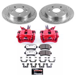 PowerStop Z26 Street Warrior Brake Upgrade Kits with Calipers for 2014-2015 MALIBU, 2016 MALIBU LIMITED - KC5531A-26