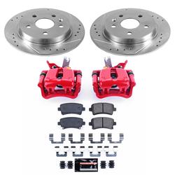 PowerStop Z23 Evolution Sport Brake Upgrade Kits with Calipers for 2014-2015 MALIBU, 2016 MALIBU LIMITED - KC5531A