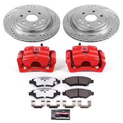 PowerStop Z26 Street Warrior Brake Upgrade Kits with Calipers for 2012-2016 SRX - KC5543A-26