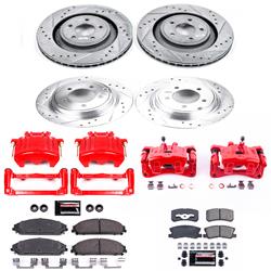 PowerStop Z23 Evolution Sport Brake Upgrade Kits with Calipers for 2008-2009 CALIBER - KC5566