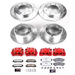 PowerStop Z36 Truck and Tow Brake Upgrade Kits with Calipers for 2010-2011 F-350 SUPER DUTY, 2010-2012 F-450 SUPER DUTY - KC5574-36